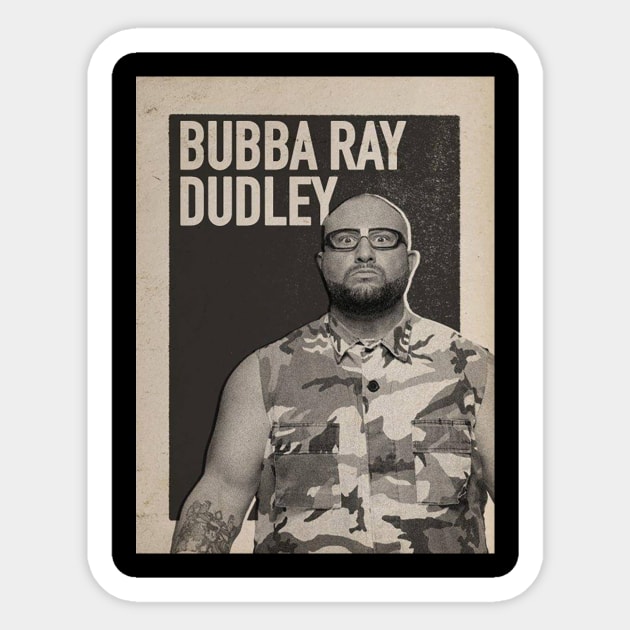 Bubba Ray Dudley Vintage Sticker by nasib